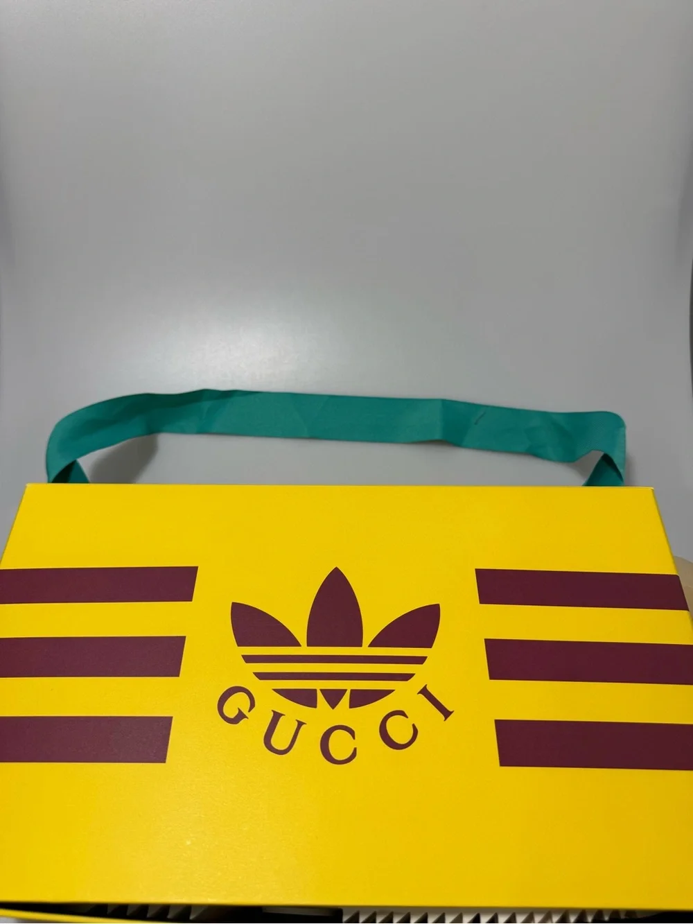 Gucci x Adidas GG Platform Sandals Yellow Men’s Size 11 702412